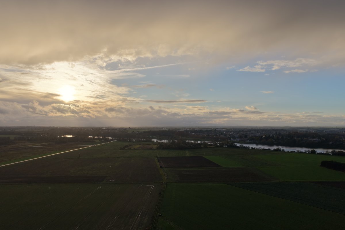 photo aérienne maison Loiret